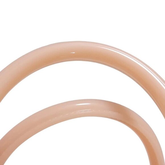 Auth FURLA Candy Bag - Light Pink Rubber Handbag - Picture 3 of 9